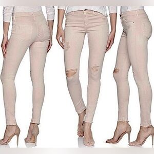 AG Adriano Goldschmied The Super Skinny Legging Ankle Blush Size 28